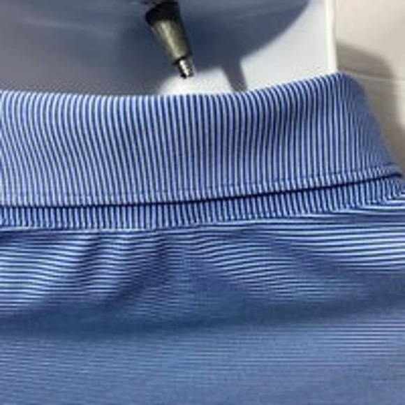 Peter Millar Polo Shirt Adult Extra Large XL Blue Mens Golf Soft Summer Comfort - Picture 5 of 11